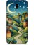 Samsung Galaxy J6 Plus Uyumlu Yıldızlı Tepede Masal Desenli Silikon Kılıf 1