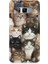 Samsung Galaxy S8 Uyumlu Kedi Kalabalığında Kaos Desenli Silikon Kılıf 1