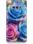 Samsung Galaxy S10E Uyumlu Gökkuşağı Renkli Güller Desenli Silikon Kılıf 1
