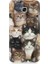 Samsung Galaxy A5 2017 Uyumlu Kedi Kalabalığında Kaos Desenli Silikon Kılıf 1