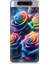 Samsung Galaxy A80 Uyumlu Gökkuşağı Güllerin Patlaması Desenli Silikon Kılıf 1