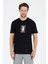 Erkek %100 Pamuk Bisiklet Yaka Kısa Kollu Baskılı T-Shirt Rahat ve Şık Günlük Erkek Tişört 0007 1