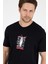 Erkek %100 Pamuk Bisiklet Yaka Kısa Kollu Baskılı T-Shirt Rahat ve Şık Günlük Erkek Tişört 0007 4