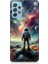 Samsung Galaxy A52 Uyumlu Galakside Yalnız Astronot Desenli Silikon Kılıf 1