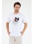 Erkek Sıfır Yaka Baskılı T-Shirt – %100 Pamuk – Rahat ve Tarz Kısa Kollu Erkek Tişört 0009 2