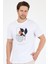 Erkek Sıfır Yaka Baskılı T-Shirt – %100 Pamuk – Rahat ve Tarz Kısa Kollu Erkek Tişört 0009 4