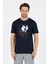 Erkek Sıfır Yaka Baskılı T-Shirt – %100 Pamuk – Rahat ve Tarz Kısa Kollu Erkek Tişört 0009 1