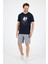 Erkek Sıfır Yaka Baskılı T-Shirt – %100 Pamuk – Rahat ve Tarz Kısa Kollu Erkek Tişört 0009 3