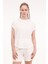 Wl Fun 11MD1143 5fx Ekru Kadın Kısa Kol T-Shirt 1