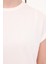Wl Fun 11MD1143 5fx Ekru Kadın Kısa Kol T-Shirt 4