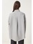 Oversize Basic Müslin Gömlek LMX0002 GRİ 5