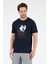 Erkek Sıfır Yaka Baskılı T-Shirt – %100 Pamuk – Rahat ve Tarz Kısa Kollu Erkek Tişört 0009 2