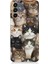 Samsung Galaxy M13 Uyumlu Kedi Kalabalığında Kaos Desenli Silikon Kılıf 1