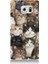 Samsung Galaxy Note 5 Uyumlu Kedi Kalabalığında Kaos Desenli Silikon Kılıf 1
