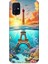 Samsung Galaxy M31S Uyumlu Denizaltında Eyfel Hayali Desenli Silikon Kılıf 1