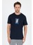 Erkek %100 Pamuk Bisiklet Yaka Kısa Kollu Baskılı T-Shirt Rahat ve Şık Günlük Erkek Tişört 0007 1