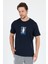 Erkek %100 Pamuk Bisiklet Yaka Kısa Kollu Baskılı T-Shirt Rahat ve Şık Günlük Erkek Tişört 0007 2