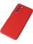 Newface Tecno Camon 18 Kılıf First Silikon - Kırmızı 3