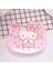 Hello Kitty Figürlü Melamin Çocuk Yemek Tatlı Meyve Tabağı Fincan Altlığı - 12 cm - Model 1 3