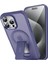 Newface Iphone 14 Pro Tork Magsafe Standlı Kapak - Derin Mor 2