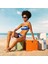 Prınkıpo Baskılı Boncuklu Polyamıde Bikini Altı 23X21 cm Lacıvert - Mavi 2