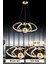 Istanbul Avize Vegi Gold Ledli Lüx Modern Kumandalı 3 Renk LED Avize 3