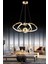 Istanbul Avize Vegi Gold Ledli Lüx Modern Kumandalı 3 Renk LED Avize 5