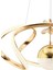Istanbul Avize Vegi Gold Ledli Lüx Modern Kumandalı 3 Renk LED Avize 6