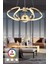 Istanbul Avize Vegi Gold Ledli Lüx Modern Kumandalı 3 Renk LED Avize 7