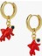 Çelik Murano Balık Charm Küpe 1