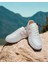 Beyaz-Pudra Iki Bantlı Unisex Günlük Hafif Taban Sneaker Spor Ayakkabı 2