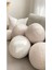 Yuvarlak Top Peluş Yastık 24 x 24 Tek Adet 1