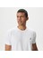 Erkek Beyaz Standart Fit T-Shirt 4
