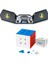 Moyu RS3M Profesyonel Speed Cube ve Qy Küp Timer Seti - 3x3 Zeka Sabır Küpü ve Zamanlayıcı 1