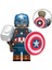 Superheroes Captain America Minifigür Yapı Taşı 1