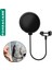 Çift Katmanlı Stüdyo Için Mikrofon Pop Filtre Canlı Yayın, Müzik Pop Filter - FC1089 2