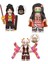 3 Adet Uyumlu Yapı Taşları Anime Street (Demon Slayer) Minifigur 1