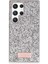 Onegif Samsung Galaxy S23 Ultra Bright Simli Kapak - Gümüş Sptgl 1