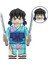 Mini Figür Anime Yapı Taşları Demon Slayer Hashibira Inosuke 2