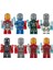8 Li Iron Man Yapı Taşları Serisi Maskeleri Açılabilir 1