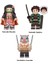 3 Adet Uyumlu Yapı Taşları Anime Kimetsu No Yaiba (Demon Slayer) Minifigur 1