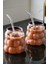 4 Adet Üzüm Kabartmalı Borosilikat Cam Bardak | Sunumluk Pinterest Bubble Bardak | Soğuk Kahve Bardağı 350 ml 1