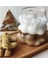 4 Adet Üzüm Kabartmalı Borosilikat Cam Bardak | Sunumluk Pinterest Bubble Bardak | Soğuk Kahve Bardağı 350 ml 3