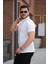 Erkek Çizgi Dokulu Çıtçıt Yakalı Kısa Kollu T-Shirt 2