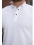 Erkek Çizgi Dokulu Çıtçıt Yakalı Kısa Kollu T-Shirt 3