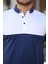 Erkek Yakalı Çift Renk Kısa Kollu T-Shirt 3