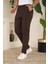 Erkek Slim Fit Likralı Bilek Boy Dilli Kumaş Pantolon 1