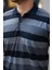 Erkek Yakalı Çok Renkli Kısa Kollu T-Shirt 3