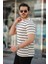 Erkek Çizgili Kısa Kollu T-Shirt 2