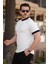 Erkek Bisiklet Yaka Örme Pamuklu Kumaş Kısa Kollu T-Shirt 2